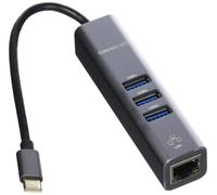 Terratec 251735 Connect C2 C (USB 3.2 Gen 2) Multiport Hub Grau
