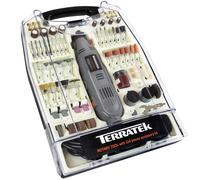 Corded Rotary Tool 234Pc Accessory Set, 135W Variable Speed Ideal for DIY Projects, Woodwork, Hobby Craft & Dremel Multi Tool Compatible Terratek Orange One Size