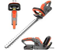 20V Cordless Hedge Trimmer Lightweight Cutter, Includes 1 Battery & 1 Charger Terratek Orange One Size