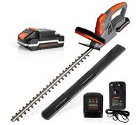 Terratek Cordless Electric Hedge Trimmer 18V / 20V-Max Lithium-Ion, 51cm (510mm) Cutting Length