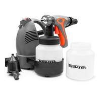 Terratek Electric Paint Sprayer 650W, Hvlp Hand Held Fence Spray Gun 800Ml Container