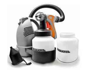 Terratek Electric Paint Sprayer 650W, HVLP Hand Held Fence Spray Gun 800ml Container
