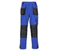 Terratrend Job 3238-46-7210 Size 46 "Revolution" Men's Trousers - Royal Blue/Black