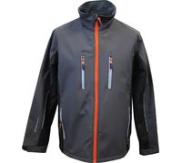 Terratrend Job Softshelljacke Dunkelgrau/Schwarz