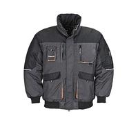 Terratrend Job Warnschutz Pilotenjacke Dunkelgrau/Schwarz