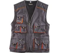 Terratrend Job Weste Dunkelgrau/Schwarz