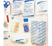 TerraWest First Aid Kit Resupply (108 Pieces), Essential First Aid Supply, Emergency Blanket, Scissors, Disposable CPR Mask, Sports, Outdoors, Vehicle and More