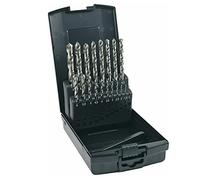 Terrax A214214RO Twist Drill Set G HSS in Plastic Case (ABS) Pack of 19