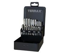 TERRAX A245006 - Juego de machos Mano M DIN 352 HSS rectificados 21 piezas