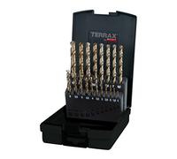 Terrax by RUKO A215214RO Twist Drill Bit Set DIN 338 Type N HSSE-Co5 in Plastic Case Pack of 1