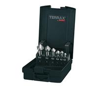 Terrax by Ruko Cone and deburring Countersink Set, DIN 335, Shape C 90° HSS in Plastic Box, 1 piece, A102152RO
