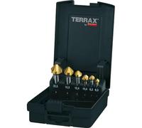 RUKO Countersink Set 6-Piece HSS-TiN 6.3-20.5mm 90° DIN 335