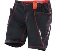 Terrax Workwear Short Schwarz/Neon Rot
