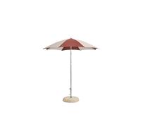 Terrazza Octagon Parasol Off-White/ Burgundy