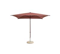 Terrazza Square Parasol Off-White/ Burgundy