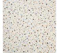 Terrazzo Design Cushioned Sheet Vinyl Flooring Lino for Kitchens & Bathrooms with Brown Grey & Beige Chippings 2m 3m Width 2m to 7m Length (Cocoa Granite, 4m x 3m)