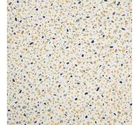 Terrazzo Effect Sheet Vinyl Flooring Cushioned Lino for Kitchens and Bathrooms with Yellow & Blue Chippings 2m 3m Width 2m to 7m Length (Blue Granite, 2m x 3m)