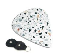 Terrazzo Marble Pastel Guitar Pickfor Pickups For Acoustic Electric Guitar Bass Ukulele