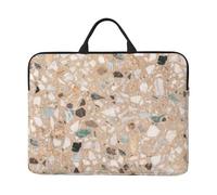 Terrazzo Natural Stone, 14 Inch Laptop Sleeve, Notebook Bag Laptop Case Sleeve Briefcase with Handle