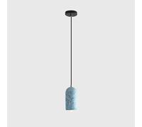 Terrazzo Small Pendant Lamp Industrial Cement Pendant Light Restaurant Coffee Milk Tea Shop - Decoration Ceiling Hanging Lamp Indoor Fixtures Chandelier Ceiling Light Fixture (Pink)