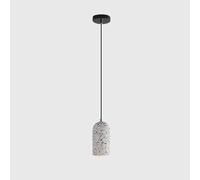 Terrazzo Small Pendant Lamp Industrial Cement Pendant Light Restaurant Coffee Milk Tea Shop - Decoration Ceiling Hanging Lamp Indoor Fixtures Chandelier Ceiling Light Fixture (Pink)