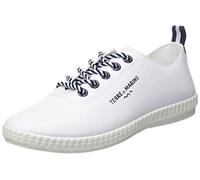 TERRE DE MARINS Women's Major Sneaker, White, 3.5 UK