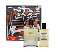 Terre DHermes by Hermes for Men - 2 Pc Gift Set 3.3oz EDT Spray, 2.7oz Hair and Body Shower Gel