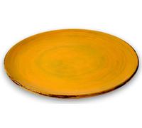 Terre Terracotta Plates, Antique Dinner Plate Ø 20 cm Yellow Ochre Antique - Italian Crafts for Your Table