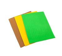 Terrestrial Fly Tying Foam Sheets, Pre-Cut EVA Foam Body Sheets with Repeated Body Cut Layout, 3 Color Set for Fly Tyers and Supply Planning Cicada Terrestrial Pattern Shape Pre Tying Dry Supply Green