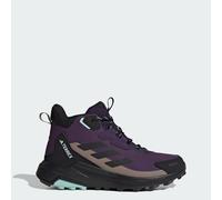 adidas Women's Terrex Anylander Mid RAIN.RDY Hiking Shoes, Aurora Plum/Core Black/Trace Brown, 4.5 UK