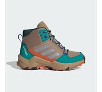 adidas Terrex AX4R MID Hiking Shoes, Cardboard/Matte Silver/Pure Teal, 13 UK Child