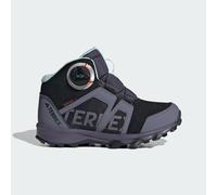 adidas Terrex - Kid's Terrex BOA Mid Rain Ready - Walking boots size 4, blue/black