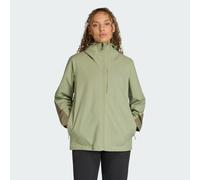 Adidas Terrex Multi 2.5l Raincoat Green XL Woman