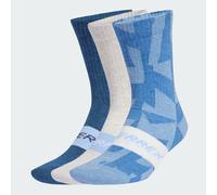 adidas Unisex TERREX MULTI 3 PACK SOCK, glow blue/white/tech indigo, 8.5-10