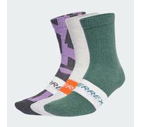 adidas Unisex TERREX MULTI 3 PACK SOCK, Grey Six/White, 8.5-10