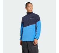 adidas Men's Terrex Multi CLIMAWARM Fleece Anorak, legend ink/ray blue, L