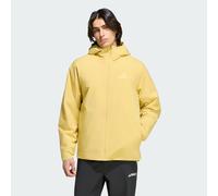adidas Men's Terrex Multi Essentials Climaproof Insulated Hooded Coat, pyrite, S
