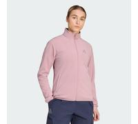 adidas Women's Terrex Multi Essentials Full Zip Fleece Sweatshirt, magic mauve, L