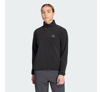adidas Women's Terrex Multi Essentials Half Zip Fleece Sweatshirt, black/black, XS