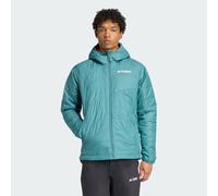 adidas Men's TERREX MULTI SYNTHETIC INSULATED HOODED JACKET, Preloved Teal, S