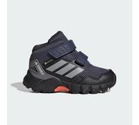 adidas Unisex Baby Terrex Skychaser Mid Gore-TEX Hiking Shoes Kids, Shadow Navy/Grey Three/Semi Impact Orange, 2 UK Child