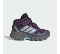 adidas Unisex Baby Terrex Skychaser Mid Gore-TEX Hiking Shoes Kids, Aurora Plum/Glory Grey/Semi Flash Aqua, 5 UK Child