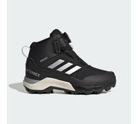 adidas Unisex Kids Terrex Winter Mid BOA RAIN.RDY Hiking Shoes, Core Black/Silver/Core Black, 2.5 UK