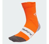 adidas Unisex Terrex Xperior CLIMACOOL Trail Crew Socks, semi impact orange, 8.5-10