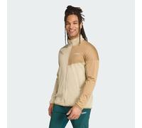 adidas Terrex XPR Light Fleece Running Jacket Men - Cream, Size XL