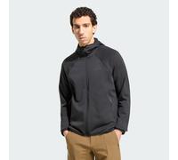 Adidas - Stretch hooded fleece - Xperior VK Fleece Hooded Jkt M Black for Men in Recycled Polyester - Size S Black S