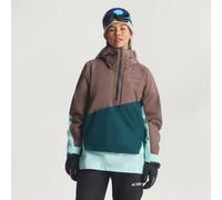adidas Terrex Xploric 2 Hooded Jacket Brown Blue Grey Women - XL