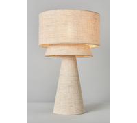 Terri Tiered Shade Table Lamp BHS Lighting Natural One Size