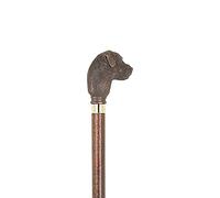 Terrier Bronze Finish Walking Stick