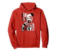 Terrifier Art the Clown Bloody Face Contrast Horror Movie Pullover Hoodie